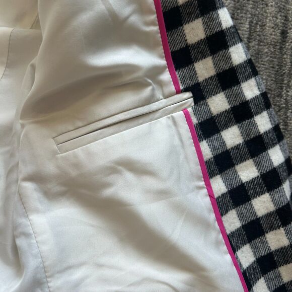 J. Crew Black and White Checkered Blazer - Picture 4 of 7